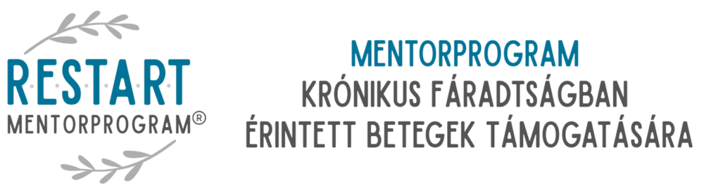 RESTART mentoprogram - krónikus fáradtsággal élő betegek támogatása logó