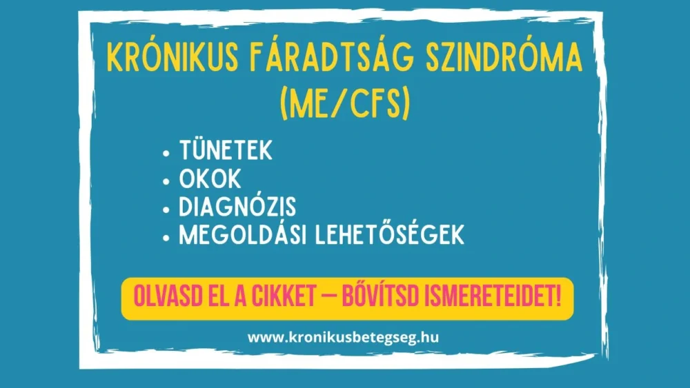 Krónikus fáradtság szindróma - edukációs tartalom betegek, hozzátartozók és egészségügyi szakemberek számára